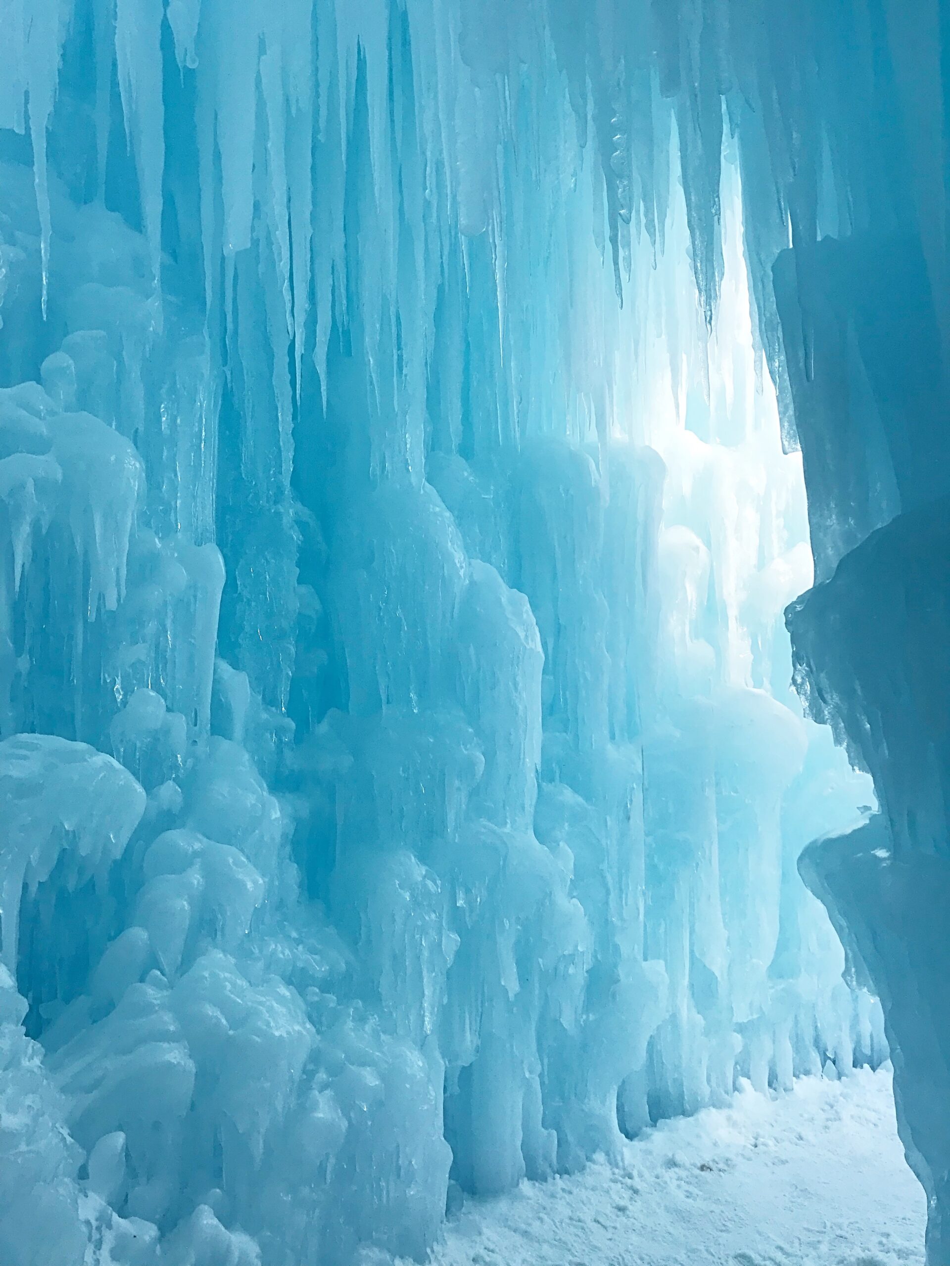 Enchanting Winter Weekend Getaway at Ice Castles in New Hampshire 