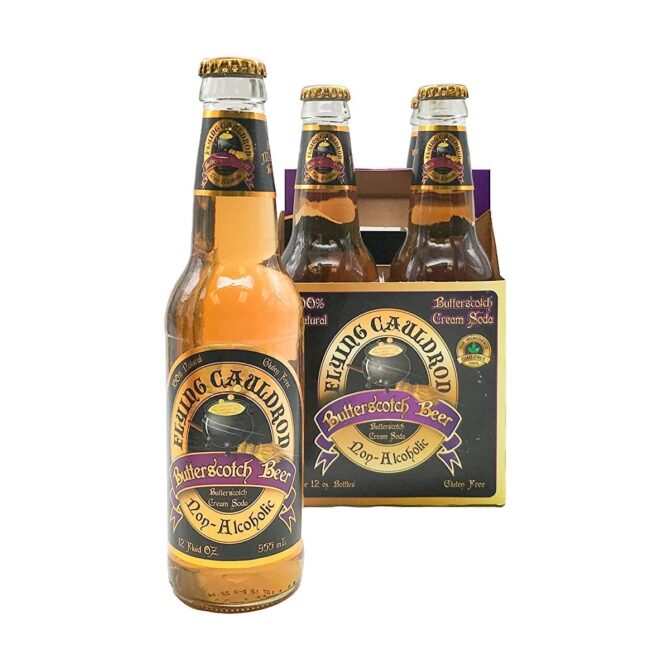 Harry Potter Butter Beer by Flying Cauldron Non-Alcoholic 12 Fl Oz Pack of 4