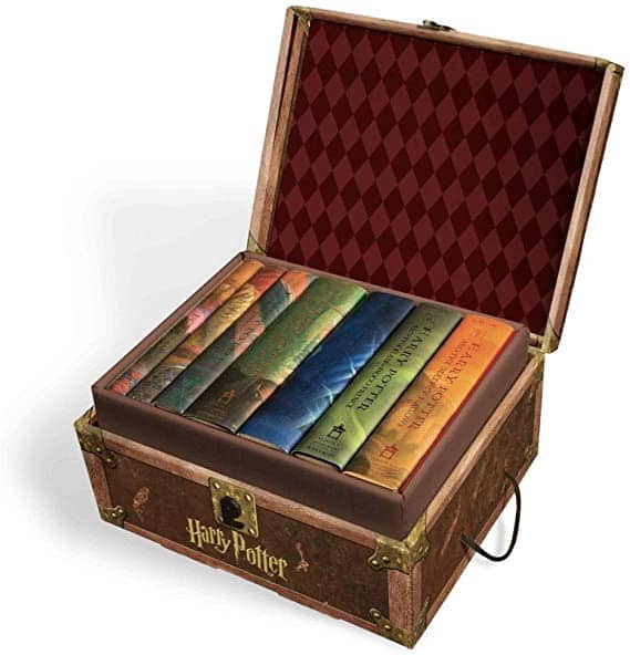 Harry Potter Complete Book Series (All 7 hardcover books) in a Trunk-like Box! 