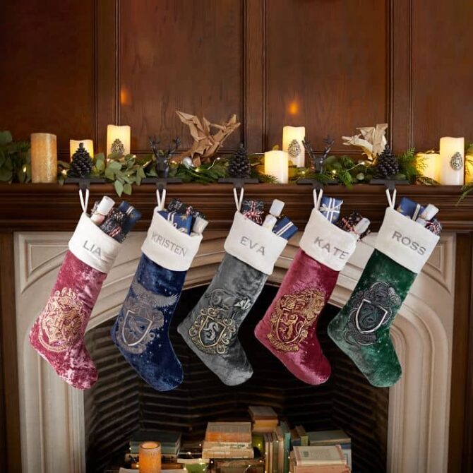 Harry Potter Stockings Hogwarts, Ravenclaw, Hufflepuff, Gryffindor, Slytherin