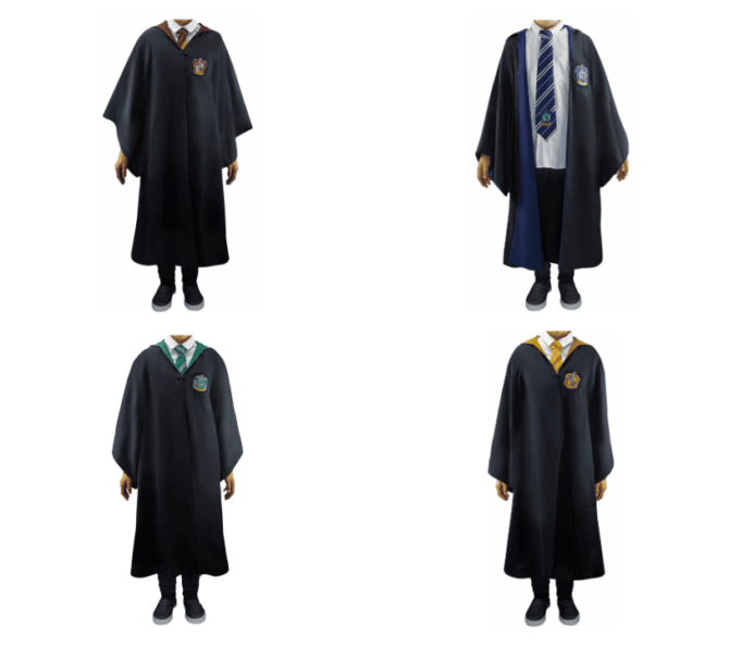 Official Harry Potter Hogwarts Robes Gryffindor Slytherin Ravenclaw Hufflepuff