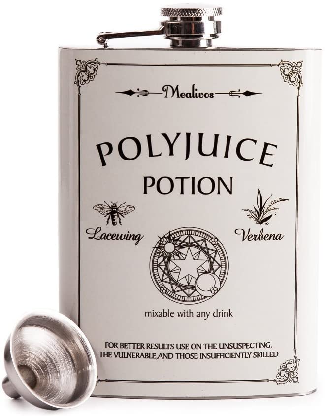 Polyjuice Potion Hip Flask | Harry Potter gift ideas | cool Harry Potter gift ideas | magical Harry Potter gift ideas | cute Harry Potter gift ideas | what to gift a harry potter fan | what is the best gift for a harry potter fan | the ultimate harry potter gift | the best harry potter gift ideas | harry potter gift for girl | harry potter gift for teacher | harry potter gift for kids | harry potter gift to buy | harry potter gift for adults | harry potter gift for him | harry potter gift for her | harry potter gift for boyfriend | harry potter gift for girlfriend | harry potter gift amazon | harry potter anniversary gift | harry potter gift bag ideas | harry potter gift box ideas | harry potter gift guide | harry potter official gift shop | harry potter gift set | Harry Potter gift guide | the best harry potter gift ideas | what to get someone who loves harry potter | harry potter hufflepuff gift ideas | harry potter Gryffindor gift ideas | harry potter Ravenclaw gift ideas | harry potter Slytherin gift ideas | harry potter graduation gift ideas | good harry potter gift ideas | great harry potter gift ideas | harry potter baby shower gift ideas | harry potter themed wedding gift ideas | unique harry potter gift ideas | harry potter valentines gift ideas | potterhead gift ideas | best potterhead gifts | cool potterhead gift ideas | Harry Potter gifts for men | Harry Potter gift box | Harry Potter gifts uk | harry potter gifts for tweens | harry potter gift basket | harry potter gift set | Harry Potter stocking stuffers | fantastic beasts gift guide
