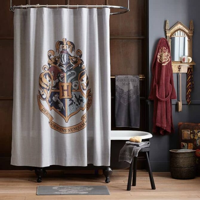 Harry Potter Crest Shower Curtain