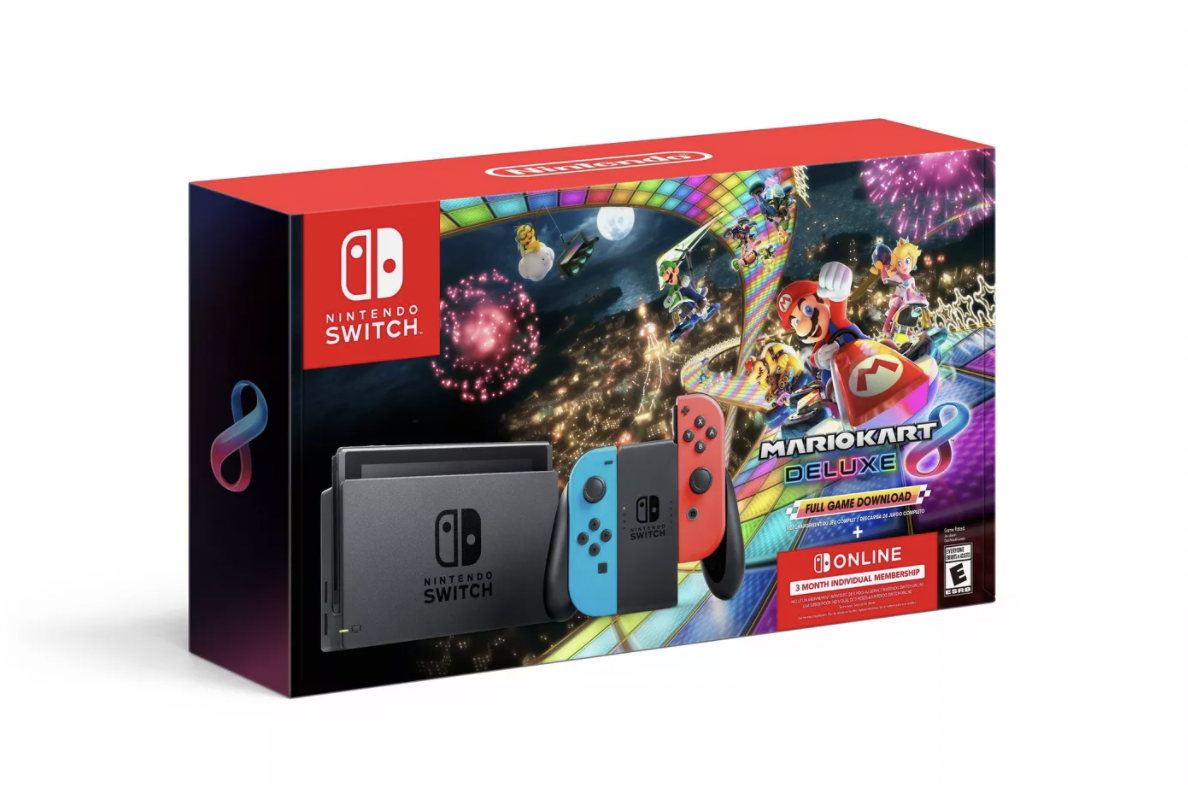 Nintendo Switch Joy-Con Neon Blue/Red + Mario Kart 8 Deluxe + 3 Month Online Bundle Nintendo Switch Joy-Con Neon Blue/Red + Mario Kart 8 Deluxe + 3 Month Online Bundle | Stocking Stuffers For Gamers | Amazon Stocking Stuffers | Stocking stuffers For Adults | stocking stuffers for men | mens stocking stuffers | Stocking stuffers for her | Stocking stuffers for guys | Cheap stocking stuffers | Best stocking stuffers | Stocking stuffers for wife | stocking stuffer gifts | Best stocking stuffers | Gadgets For Stocking Stuffers | Stocking Stuffers For Techies | Tech Stocking Stuffers