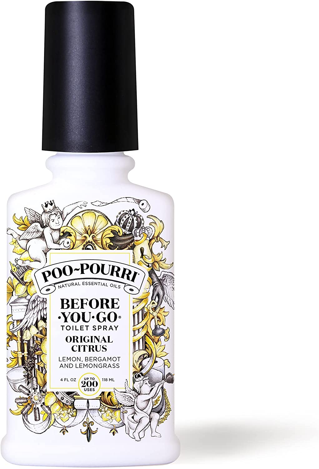 Poo-Pourri Before-You- go Toilet Spray, 4 Oz, Original Citrus | Unique Stocking Stuffers | Amazon Stocking Stuffers | Stocking stuffers For Adults | stocking stuffers for men | mens stocking stuffers | Stocking stuffers for her | Stocking stuffers for guys | Cheap stocking stuffers | Best stocking stuffers | Stocking stuffers for wife | stocking stuffer gifts | Best stocking stuffers