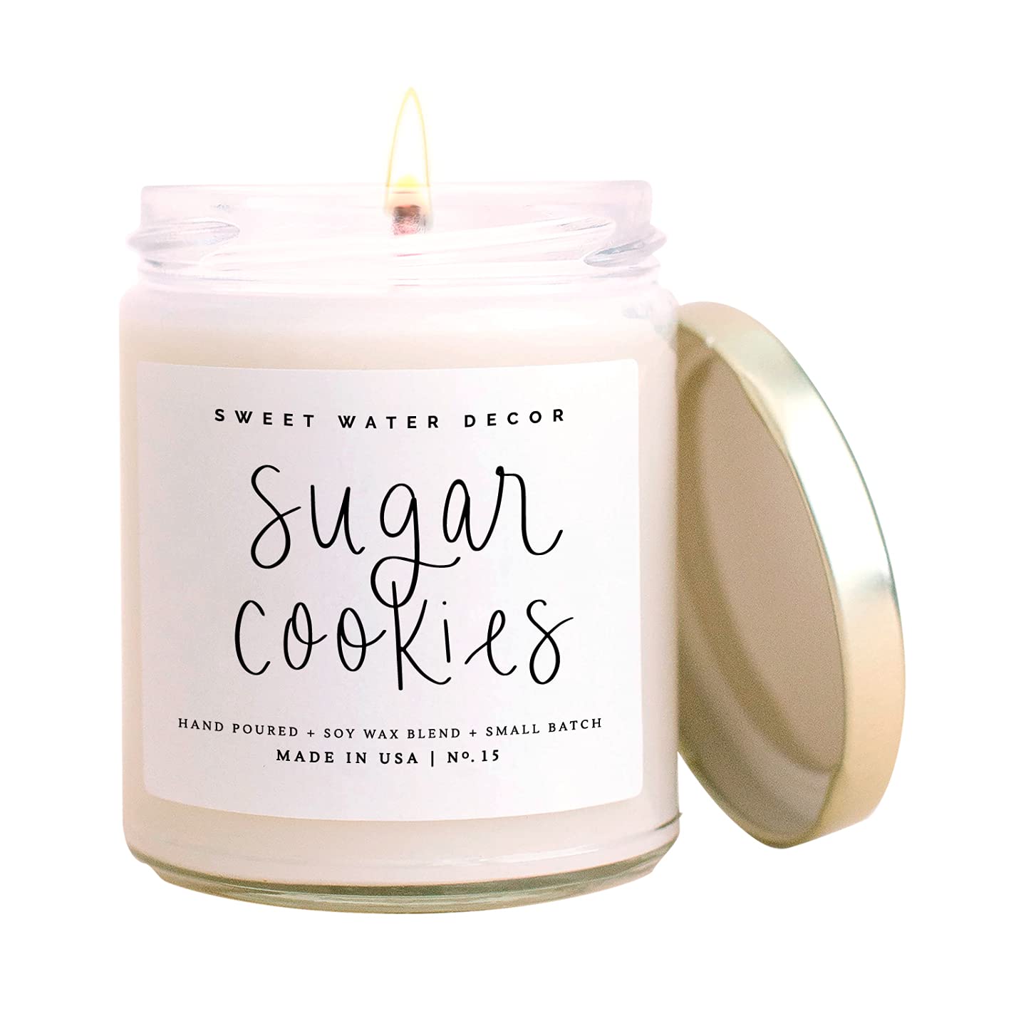 Holiday Scented Candles - Sugar Cookies by Sweet Water Decor | Amazon Stocking Stuffers | Stocking stuffers for adults | stocking stuffers for men | mens stocking stuffers | Stocking stuffers for her | Stocking stuffers for guys | Cheap stocking stuffers | Best stocking stuffers | Stocking stuffers for wife | stocking stuffer gifts 