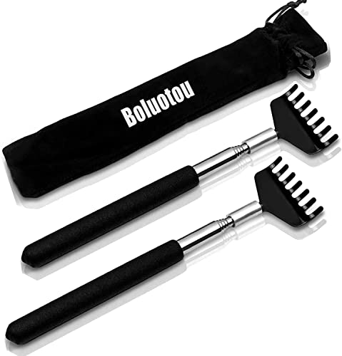 2 Pack Portable Extendable Back Scratcher, Kuvvfe