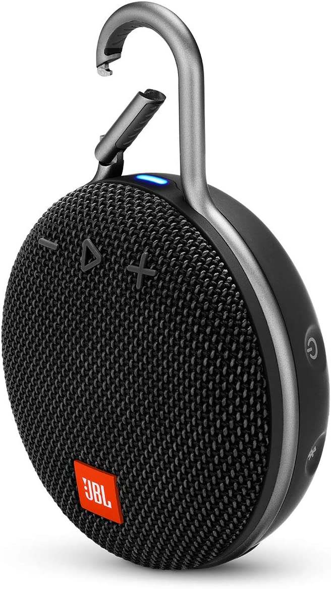 JBL Clip 3, Black - Waterproof, Durable & Portable Bluetooth Speaker - Up to 10 Hours of Play