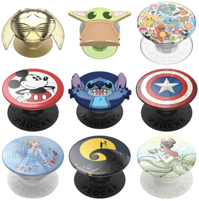 Popsockets - Pokemon - Harry Potter - Star Wars - Disney - Marvel - Mickey Mouse - Frozen Elsa - Lilo and Stich - Tiana Princess