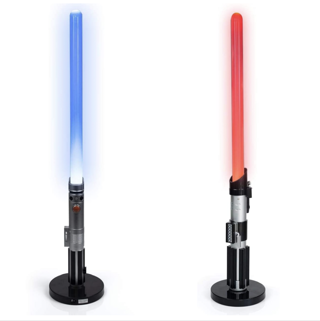 Star Wars Luke Skywalker /  Darth Vader Light Saber Table Lamp