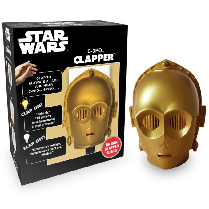 Clapper The Star Wars C-3PO Wireless Sound Activated On/Off Light Switch