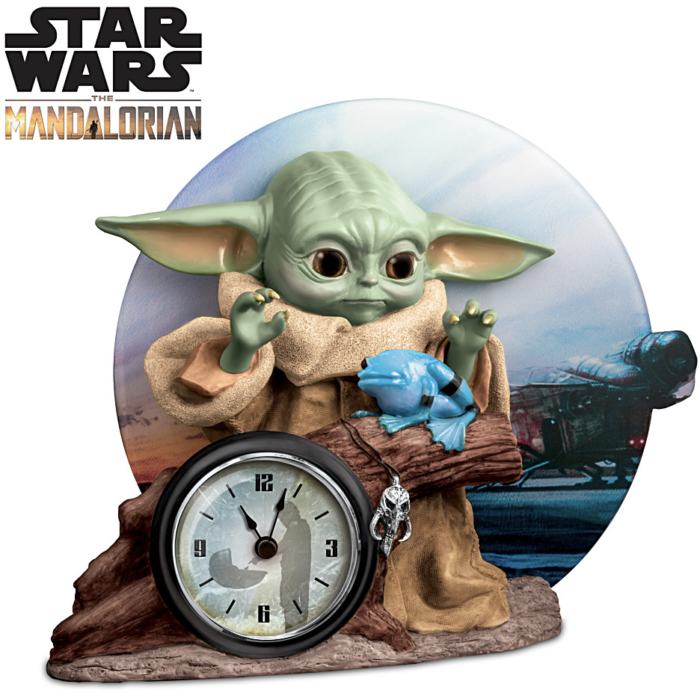 STAR WARS The Mandalorian The Child Sculptural Desk Clock
