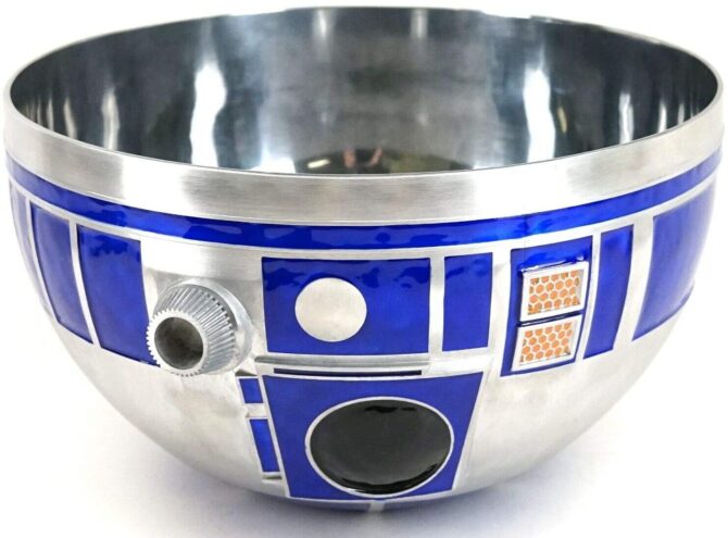 Disney Parks Star Wars Galaxy's Edge R2-D2 Droid Head 10 Metal Serving Bowl