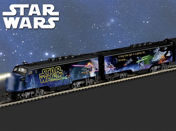Glow In The Dark Star Wars Train Features Commissioned Art