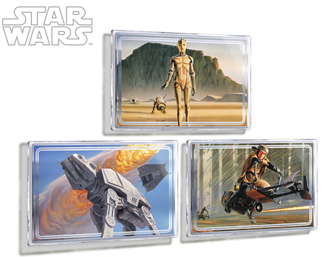 Star Wars Concept Art Metal Print Wall Decor Collection