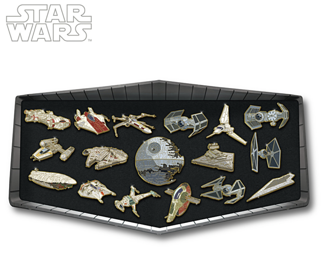 Star Wars Galactic Pin With Collector Certificate Collection