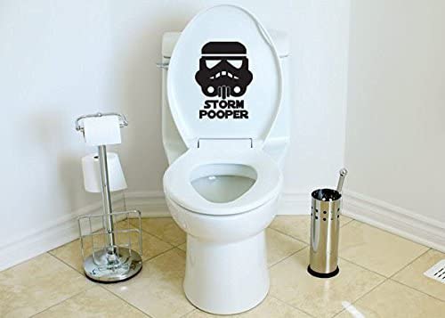 Star Wars Inspired Parody Storm Pooper Vinyl Decal