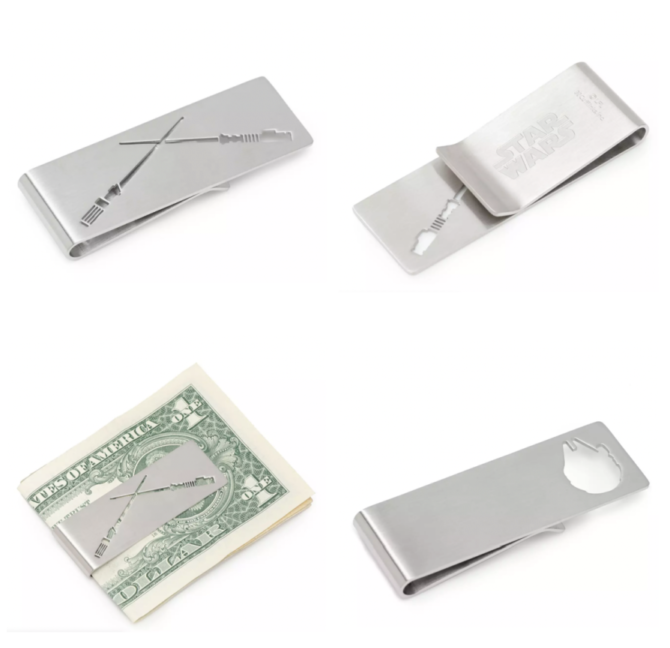 Star Wars Lightsaber Millenium Falcon Money Clip