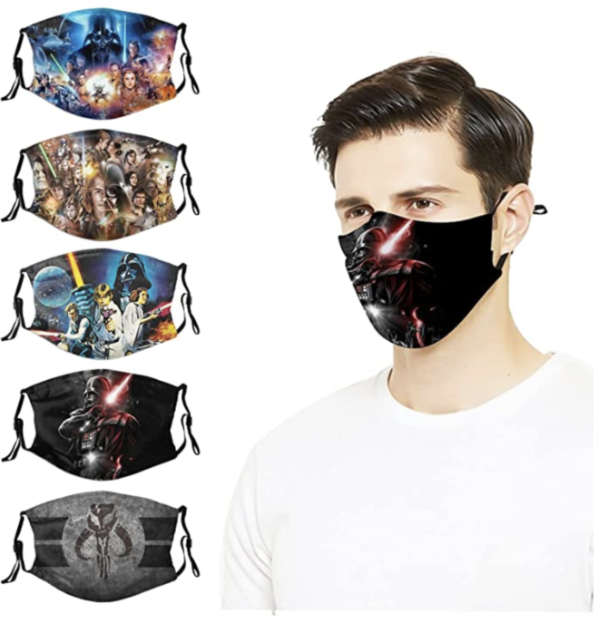 Star Wars Reusable Adjustable Washable Mask Face Cover