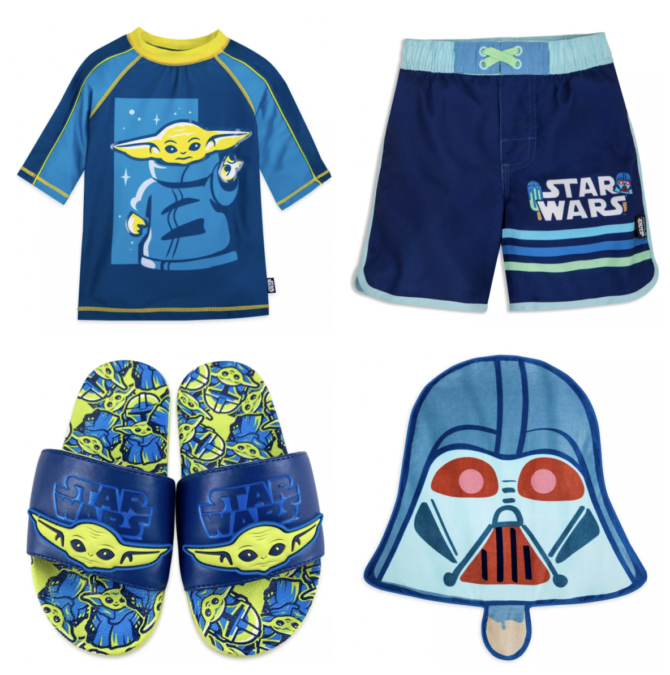 Star Wars Swimwear Swim trunk slides beach towel skin guard