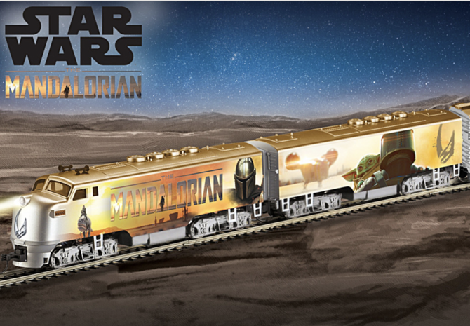 Star Wars The Mandalorian Express Illuminated Electric Train