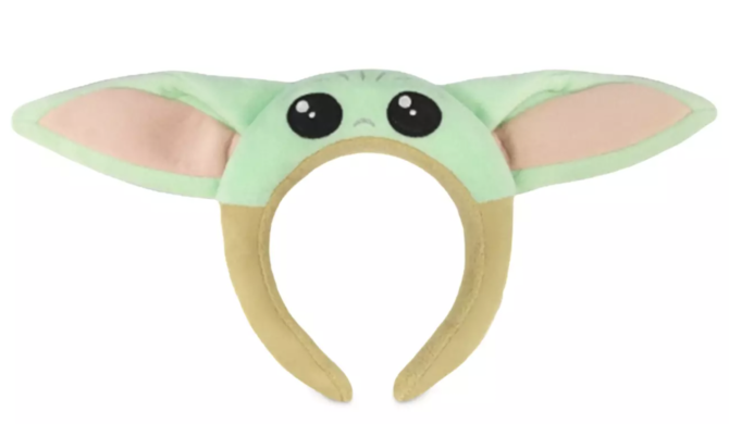 Star Wars The Mandalorian The Child : Grogu : Baby Yoda Ear Headband for Adults