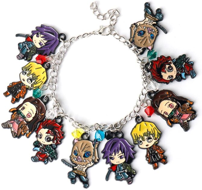 Demon Slayer Kimetsu no Yaiba Charm Bracelet