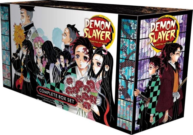Demon Slayer Kimetsu no Yaiba Complete Manga Box Set Volumes 1-23 by Koyoharu Gotouge