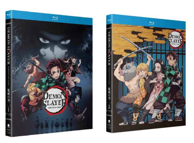 Demon Slayer Kimetsu no Yaiba Season 1 Part 1 Part 2 Blu ray DVD