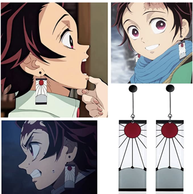 Demon Slayer: Kimetsu no Yaiba Bottle T-Shirt L Pattern Muichiro