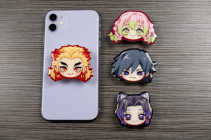 Demon Slayer Kimetsu no Yaiba Phone Grips Popsockets Rengoku Mitsuri Shinobu Giyu