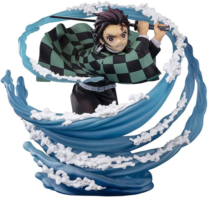 Demon Slayer Kimetsu no Yaiba Tanjiro Kamado Water Breathing Tamashii Nations Figure Statue Figurine Model Doll