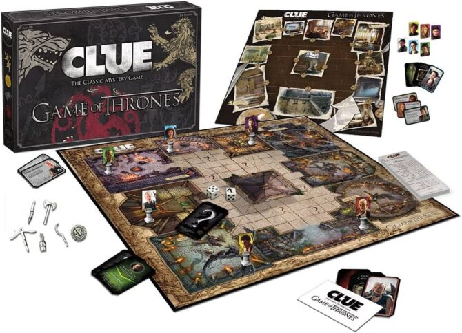 Clue Game of Thrones Board Game