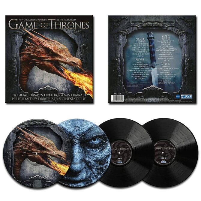 Game Of Thrones Music From The TV Series Vinyl Record by Ramin Djawadi
