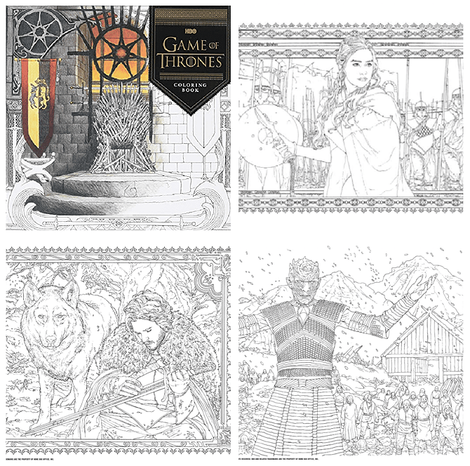 Official HBO's Game of Thrones Coloring Book