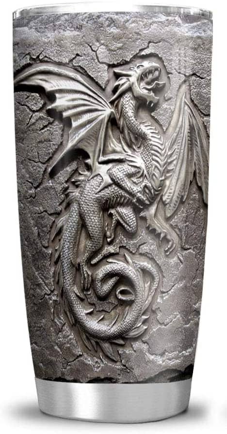 Dragon Fossil Tumbler Cup with Lid