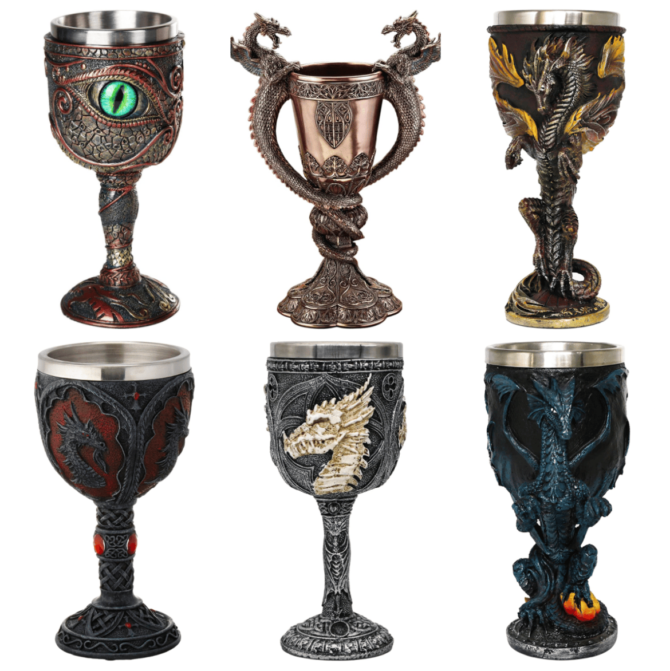 Dragon Goblet Cups