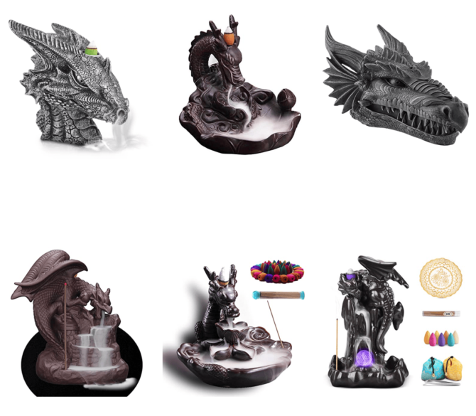 Dragon Incense Burners