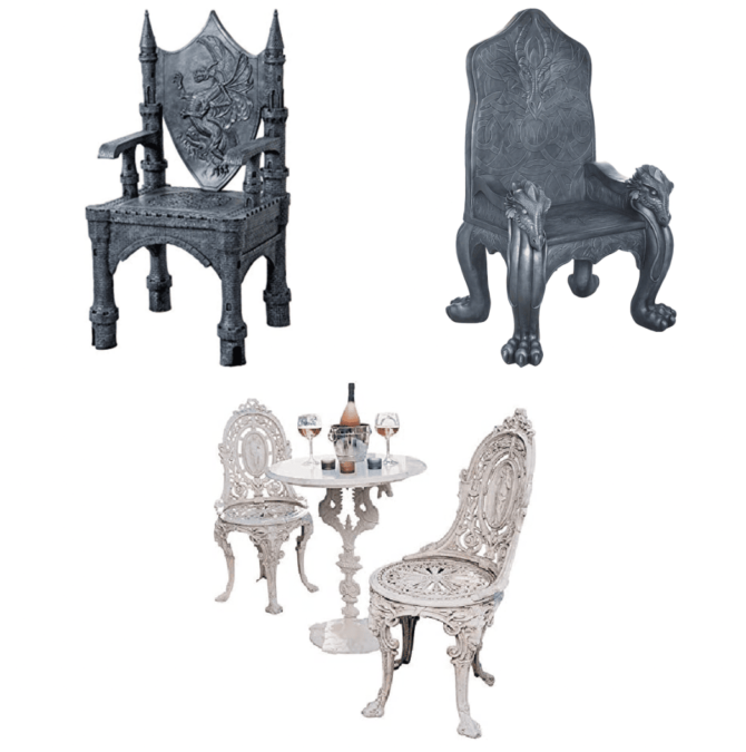 Dragon Themed Throne Chair