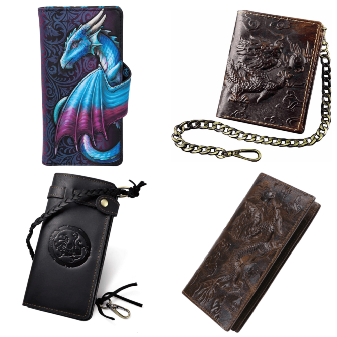 Dragon Wallets Purse For Men Women Unisex