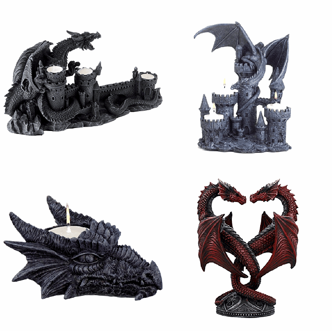 Dragon Candle Holders