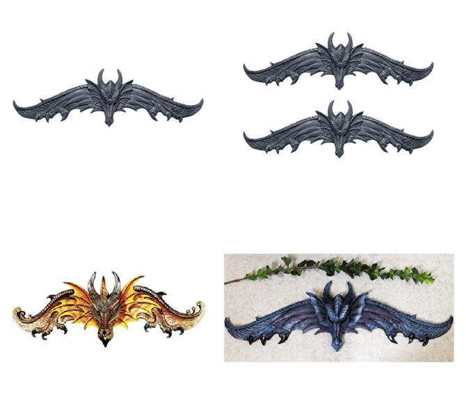 Dragon Wall Pediments