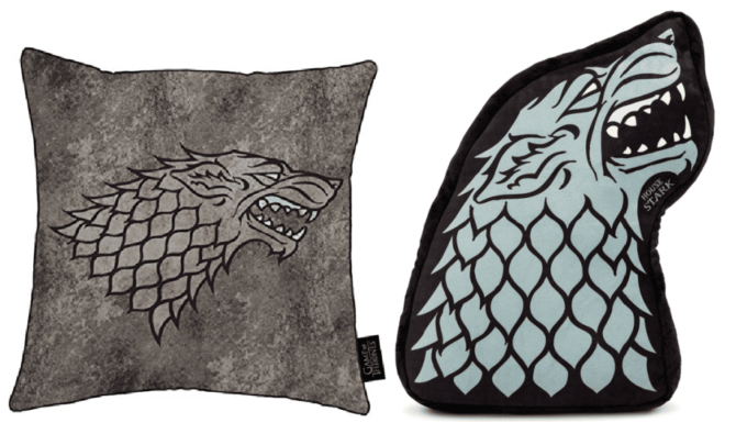 Game of Thrones House Stark Direwolf Decorative Pillow
