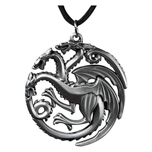 Game of Thrones Targaryen Dragon Die-Cast Pendant Necklace by The Noble Collection