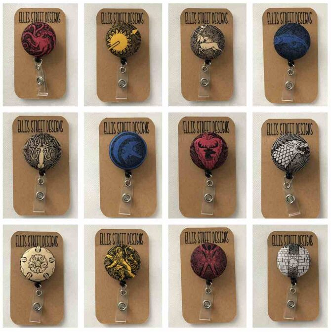 Game of Thrones Retractable Badge ID holder