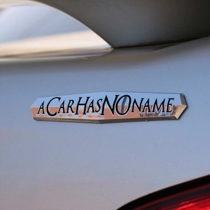 A Car Has No Name Emblem Arya Stark Game of Thrones