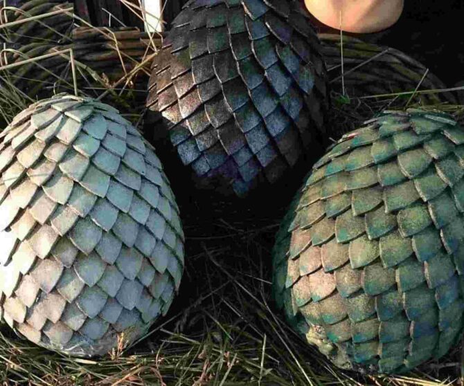 Custom Dragon Egg Game of Thrones House of Dragons