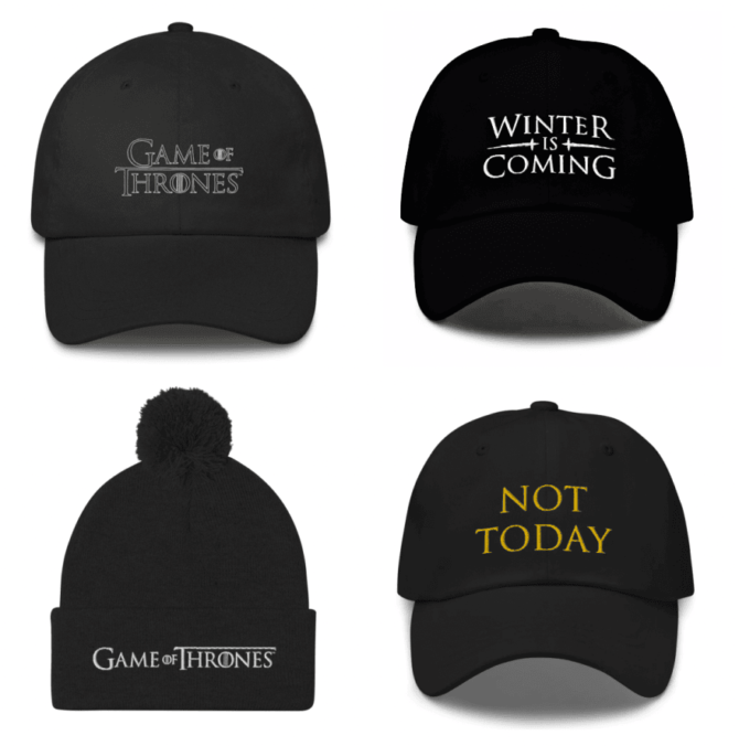 Game of Thrones Hats Winter is Coming - Not Today