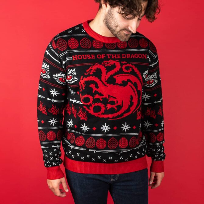 House of the Dragon Holiday Sweater Game of Thrones