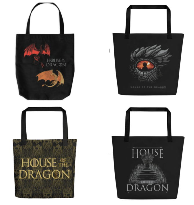 House of the Dragon Tote Bags Official Game of Thrones